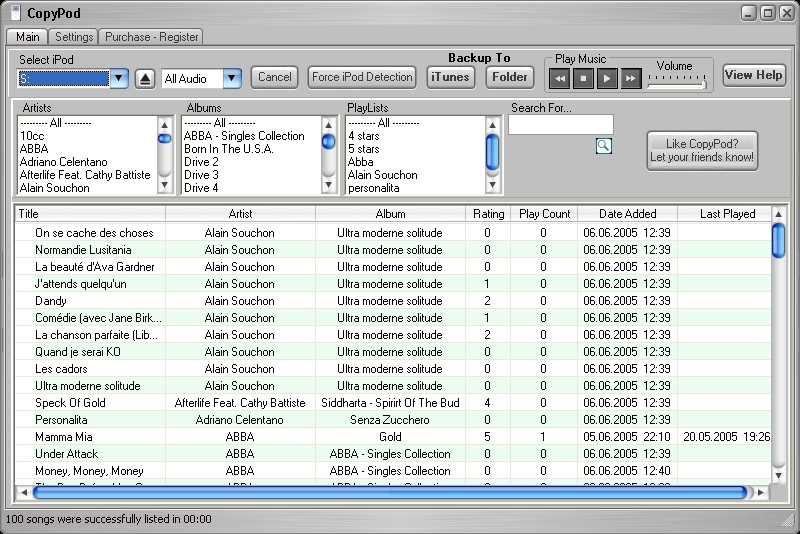 CopyPod Screenshot